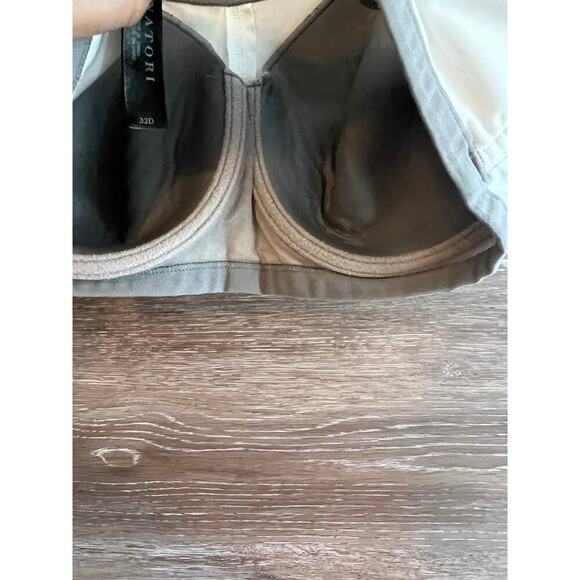 Natori Sports Bra White size 32D Adjustable Straps Under wire - Picture 7 of 9